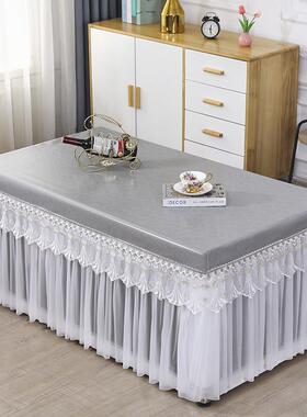 ?茶几桌面防油免洗桌布桌夏垫天新长方形烤款桌FRH防水火皮罩电炉