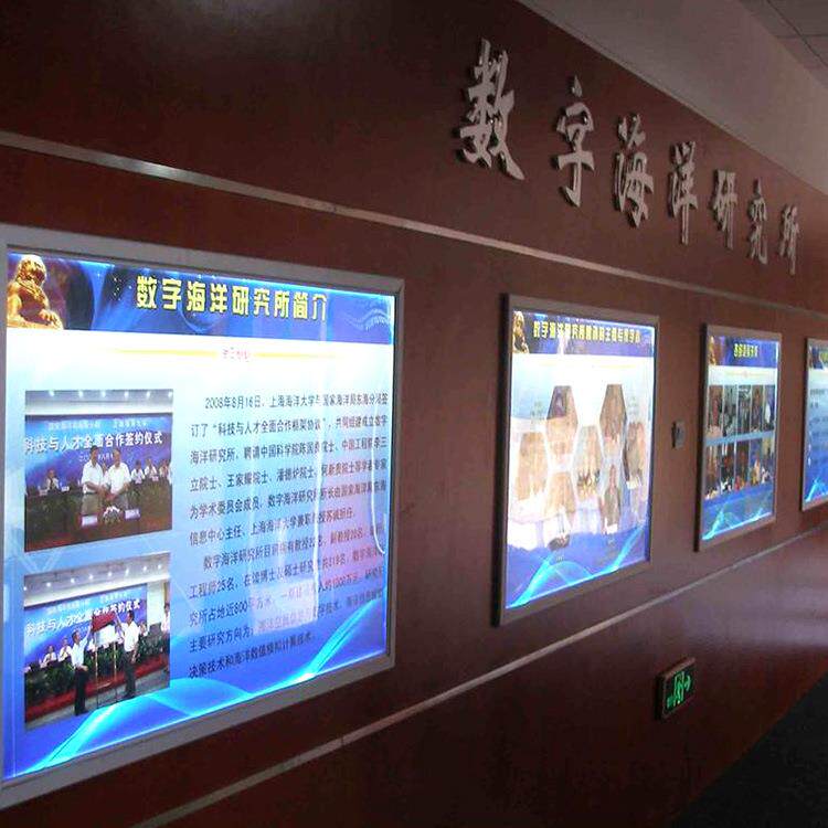 超薄灯箱室广牌内LED单面告灯铝合金边框四边开启515式发光超亮