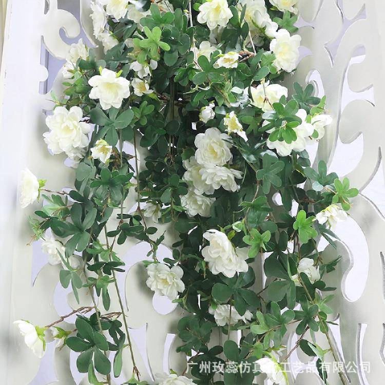 UMB2米花1头木香花大壁挂仿真壁仿真1饰品挂阳台装饰家居装饰