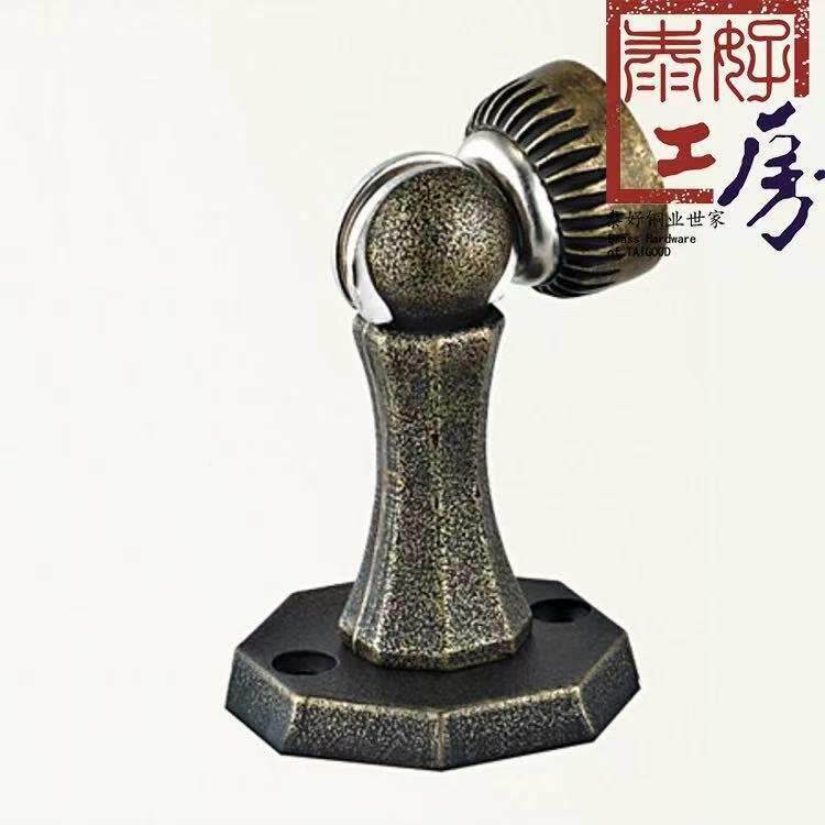 泰好HD-320门工房磁泰铜锁仿古做旧强全铜门好吸墙吸吸门碰TH-HD3