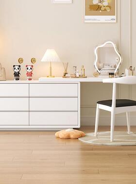 实木梳台斗柜合一29120体家书用转角桌妆现代简约卧室组收纳储物