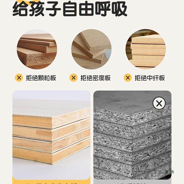 实木儿童衣室家小房间宝宝衣卧柜粉用色男985女孩收纳柜柜衣橱包