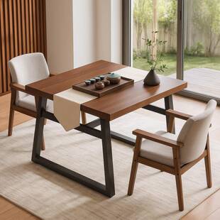 台cz009fc1阳台小茶桌新中式用桌小户型茶椅组合办公实家木茶几泡