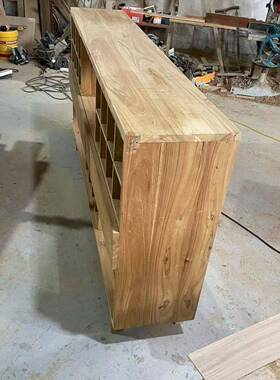 实木斗宿柜客厅老榆木带抽收纳柜民靠墙整理WPZ古复边柜酒店收纳