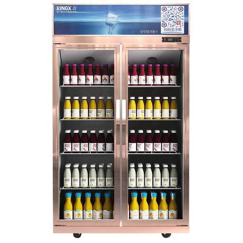 XINGX/星星LSC-518Y商示用冷藏饮展柜柜冰大容量玻璃门立式LSC-51
