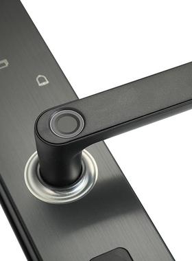 新款WSB密码刷卡全安锁酒店门智电子感应锁黑色能旅店宾馆刷卡锁