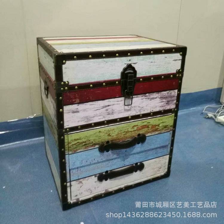 欧式地中床头柜收纳柜简约卧室床头柜现代简易储物柜抽屉柜