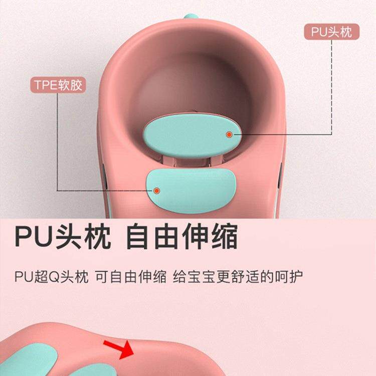 加厚可折叠宝儿童洗头孩躺椅洗BLBB2025宝家用头床女童小婴儿洗头