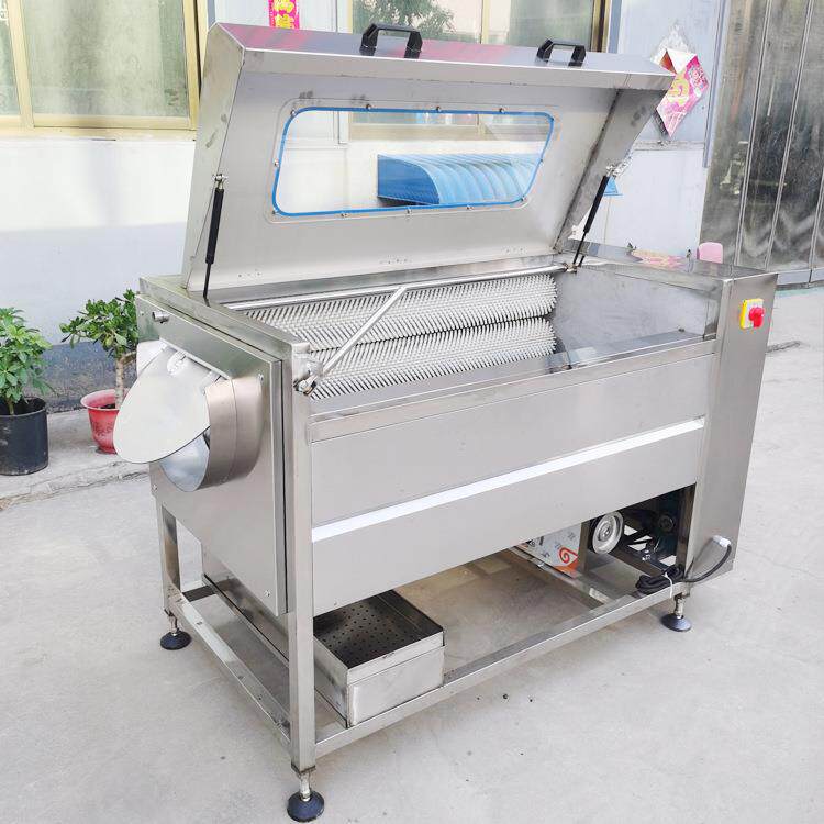 莲藕去皮机用大房型毛刷马薯脱皮机食商堂酒店XUS中央厨莲藕铃清