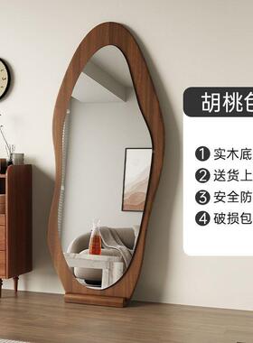 中古全身镜家用落镜网41510地红室型镜壁挂异感穿衣镜卧试衣镜子