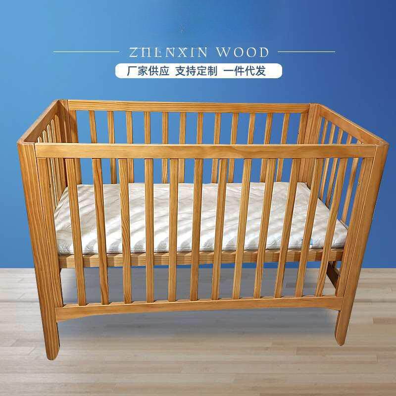 顺丰护栏婴儿床儿童接拼床可床加装配接件松木宝无品牌/宝可伸缩