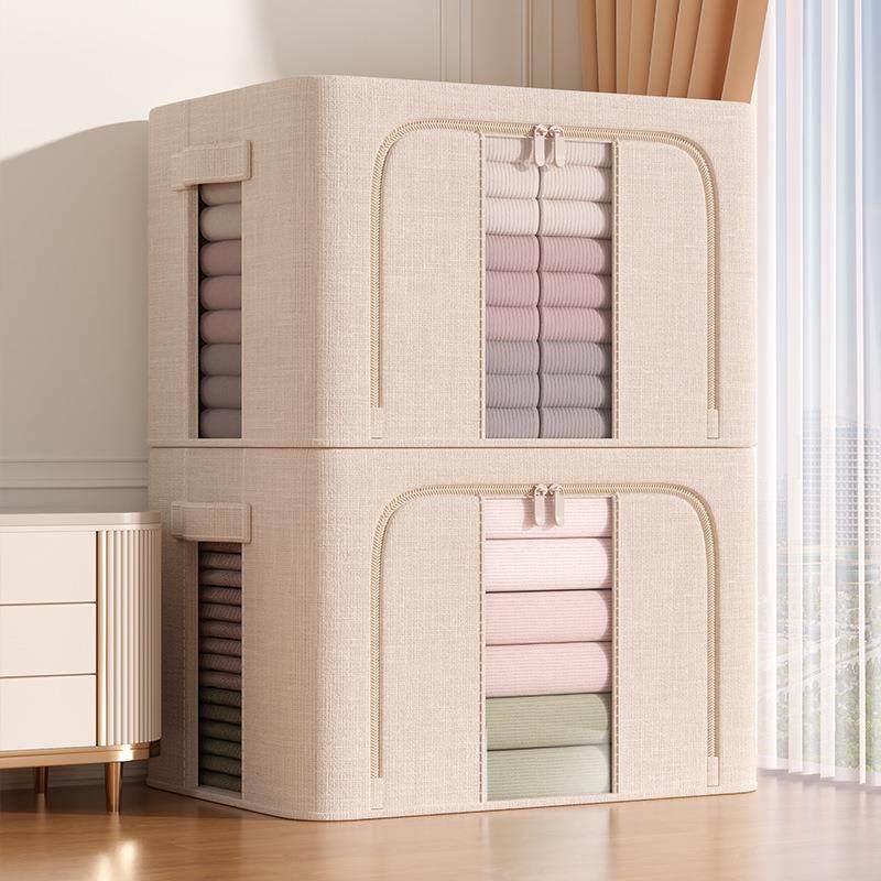 拉车套罩天山棉麻衣服收纳箱家用衣柜装衣物被子整理神器可折叠储,电子元器件市场,其他LED器件,淘宝优惠券,粉丝福利购,淘宝优惠卷