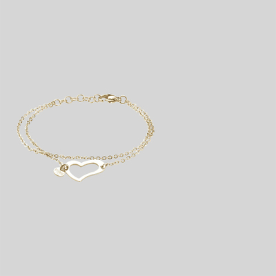 STORM/英伦风暴HEART系列女士心形手链9980510/GD