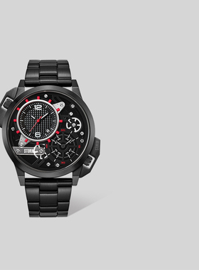 STORM/英伦风暴死星系列男士欧美手表石英双时区表送男友47539