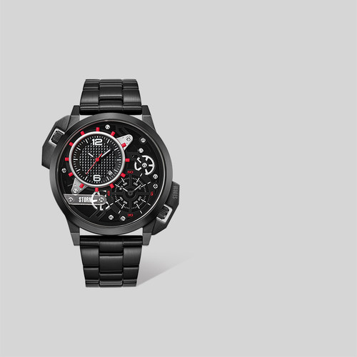 STORM/英伦风暴死星系列男士欧美手表石英双时区表送男友47539