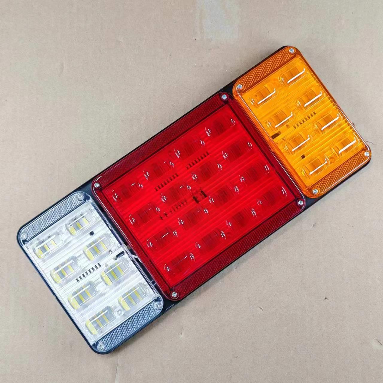 高亮9D款140-2后尾灯电子LED总成12V24v货车农用车刹车尾灯倒车灯