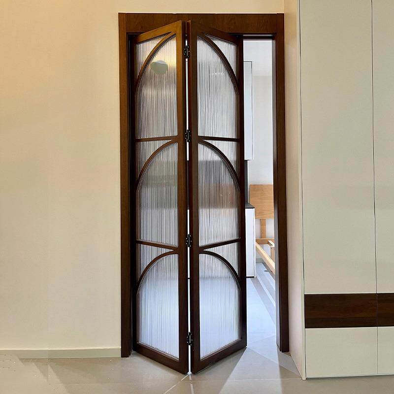 折叠门隐形推拉门厨房卫生间隐形移门阳台隔断门开放式折叠推拉门