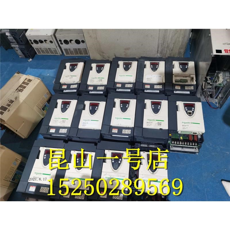 拆机施耐德变频器 Altivar61 ATV61HU75N4Z460包P好7.5KW 380V质