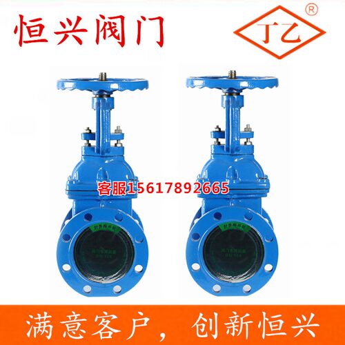 Z41X-10/16Q明杆法兰闸阀 手动软密封铸铁闸板阀DN40 50 80150200