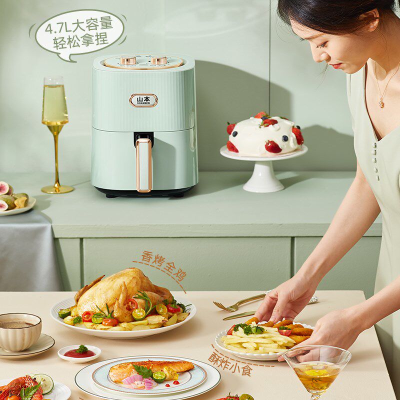 山本家用空气炸锅烤箱一体多功能全自动智能无油新款电炸锅