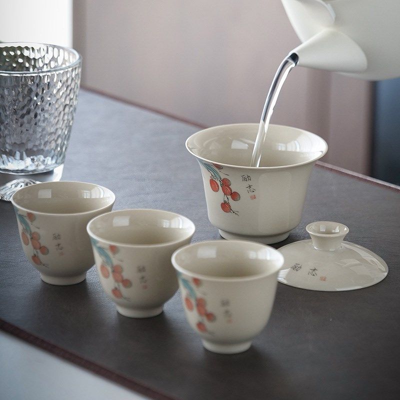 草木灰快客杯一壶三杯陶瓷功夫户外随身泡茶壶单人便携包旅行茶具,餐饮具,旅行茶具,淘宝优惠券,粉丝福利购,淘宝优惠卷