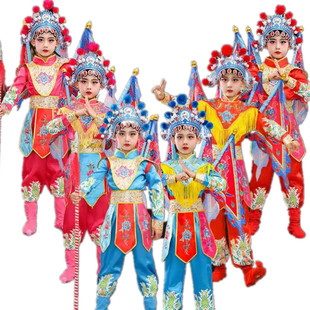 小荷风采儿童刀马旦演出服少儿花木兰戏曲京豫剧表演花旦舞蹈服装