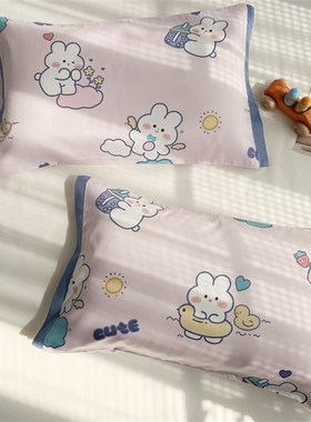 a类全棉60s长绒棉儿童卡通小号枕套纯棉3555乳胶可爱婴儿小枕套