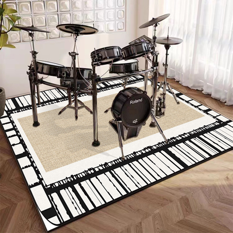架子鼓地毯床边卧室毯减震降噪钢琴乐器地垫隔音家用可定制客厅毯