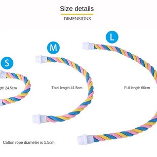 8玖-鹦鹉玩具用品虎皮玄凤雀秋千爬梯站杆攀爬绳站棍梯子鸟笼配件