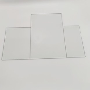 定制5mm实验室玻璃板视镜用耐高温普白钢化玻璃小尺寸长方形隔板