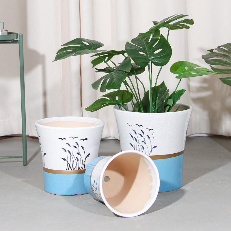 北欧简约大号大口径陶瓷花盆客厅室内阳台落地大绿植发财树花盆,鲜花速递/花卉仿真/绿植园艺,花盆,淘宝优惠券,粉丝福利购,淘宝优惠卷