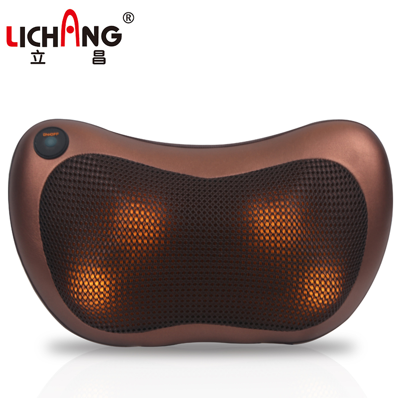 颈椎按摩器电动肩颈部腰部背部腿部多功能全身按摩枕车载家用靠垫