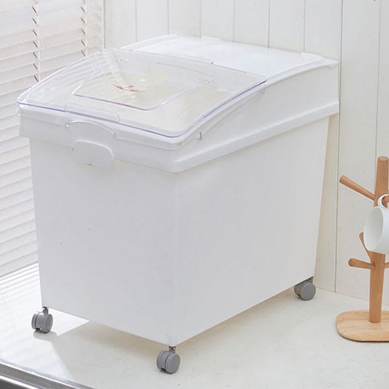 米桶50斤装加厚家用大号米缸防潮防虫密封装面粉桶储面箱面粉车