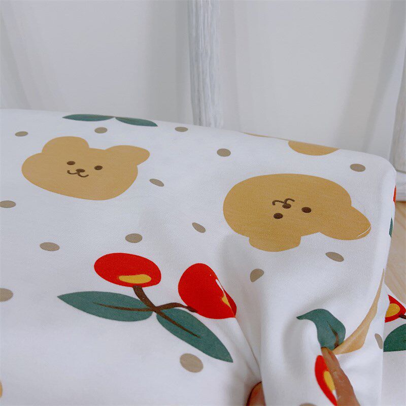 A类全棉针织棉儿童乳胶枕头幼儿园小学生护颈椎枕芯卡通记忆枕