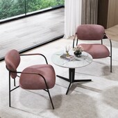 简约家用阳台桌椅酒店休息区会客洽谈沙发商务接待休闲实心茶几