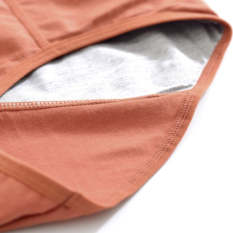 内裤女中腰生理防漏姨妈期透气底裆经期安全卫生裤女士简约三角裤