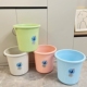 家用储水桶盆套装 洗车圆桶手提加厚大塑料桶学生宿舍用洗澡洗衣桶