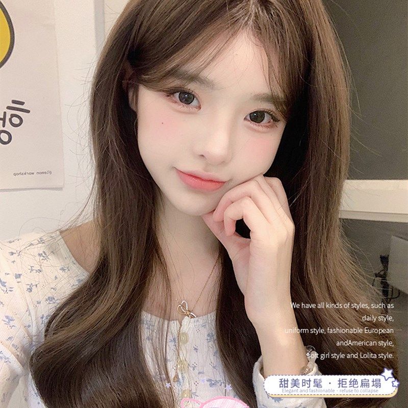 一口喵假发女日常网红长卷发夏季新款自然逼真一字蕾丝全头套假发,美发护发/假发,日常整顶假发,淘宝优惠券,粉丝福利购,淘宝优惠卷
