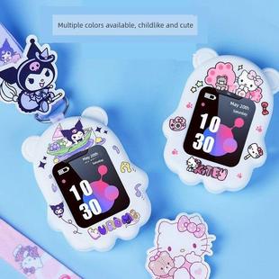 通用型儿童电话手表表带挂脖子套挂绳读书郎吊坠适用小寻米兔联想