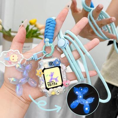 适用小天才电话手表表带Z10/Z9/Z8挂脖绳Z7S/Z6pro/N3U3D2A保护套