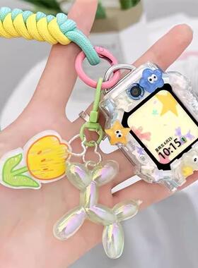 适用小天才Z11儿童电话手表Z9挂绳Z10卡通diy保护套Z6挂脖Z8A配件