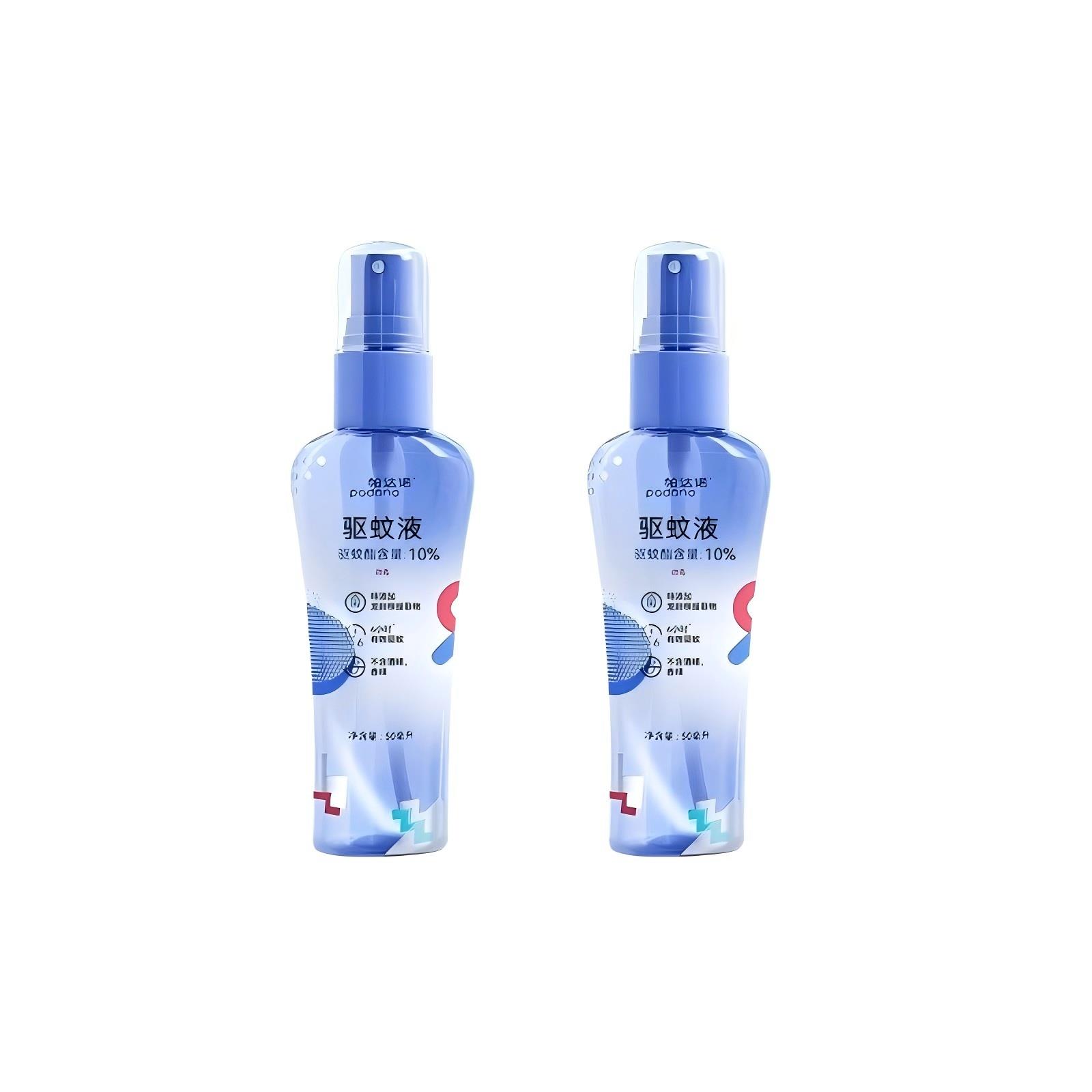 【U先试用】帕达诺驱蚊喷雾户外便携 50ml/瓶*2瓶