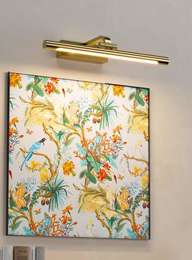 镜前灯卫生间浴镜柜灯式复室古过灯道照画画廊美挂画装饰AWI门头