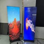 P1.25全彩落地式 高清显示屏广告宣传专用屏幕智能联网电子屏