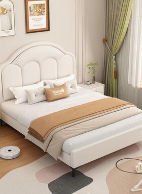 软包实木床儿约童床男孩女单孩人床欧式小孩网红简代云NJP现朵软