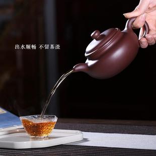 宜兴紫砂壶名家原矿老紫泥纯全手工仿古企业采购刻字logo