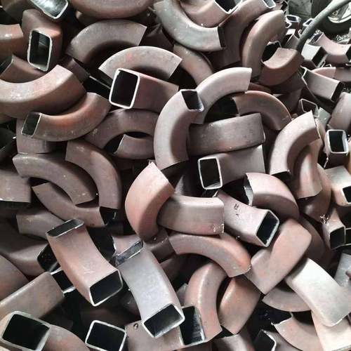 热轧铁镀锌矩弯头90度黑管弯头无缝焊DSD接45度方形方矩弯头厂家