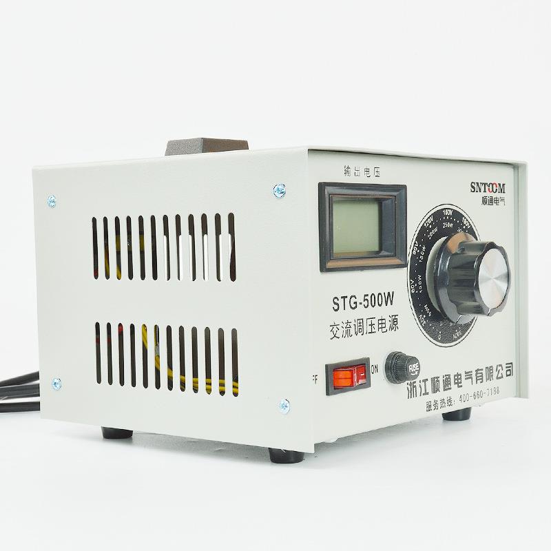 S交TG-5相00W压/VA流调变压器单220v家用学校小型1调压电源0-300V