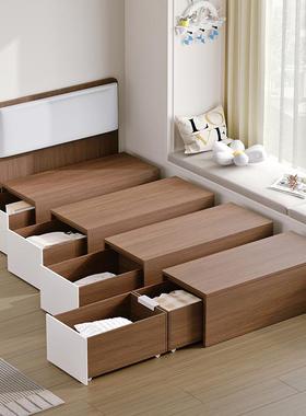 定单制小户型日式.榻榻米物床柜组合阳台储地台床柜儿童PUB12米m