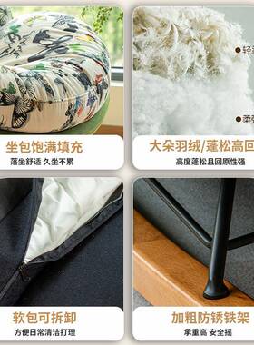 风X&摇摇椅躺椅懒人单人客F978HT8T厅家用休闲台窝窝椅奶油轻阳奢